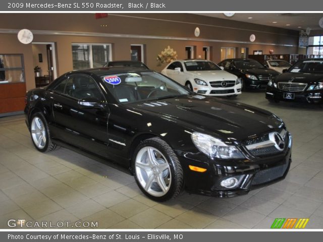 2009 Mercedes-Benz SL 550 Roadster in Black