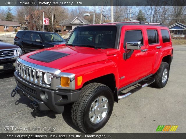 2006 Hummer H3  in Victory Red