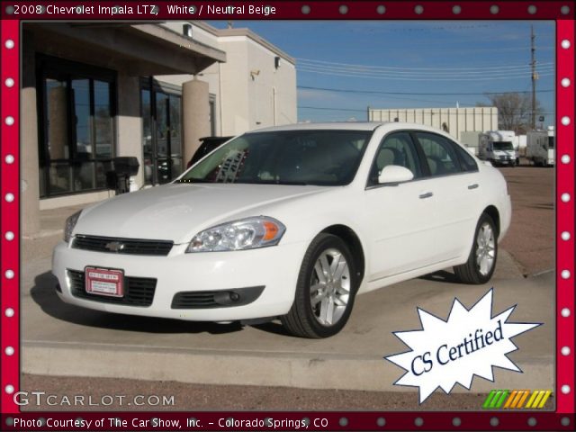 2008 Chevrolet Impala LTZ in White