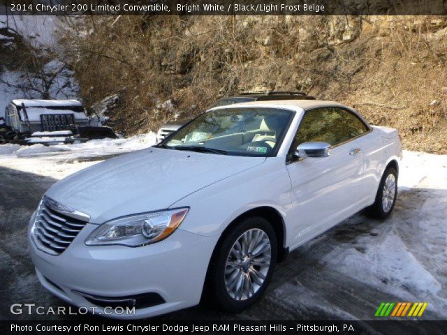 2014 Chrysler 200 Limited Convertible in Bright White