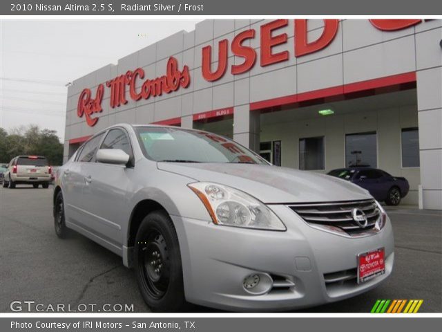 2010 Nissan Altima 2.5 S in Radiant Silver