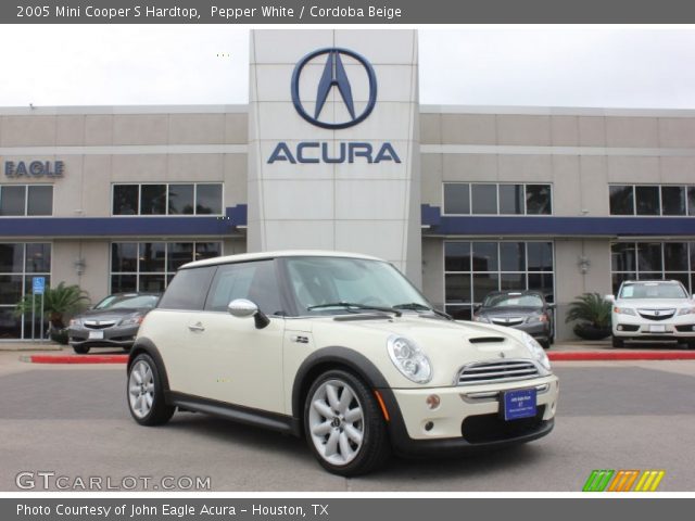2005 Mini Cooper S Hardtop in Pepper White