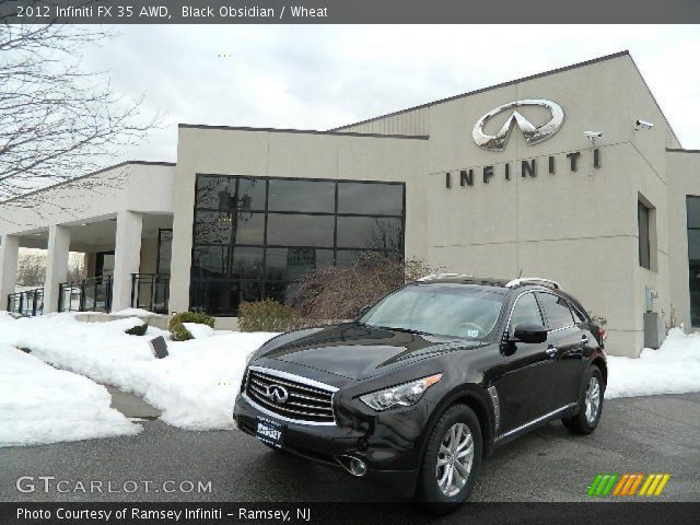 2012 Infiniti FX 35 AWD in Black Obsidian