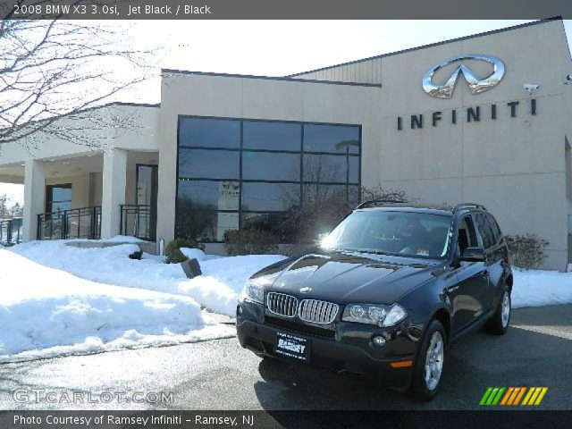 2008 BMW X3 3.0si in Jet Black