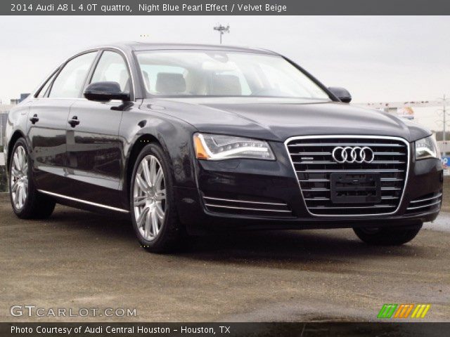 2014 Audi A8 L 4.0T quattro in Night Blue Pearl Effect