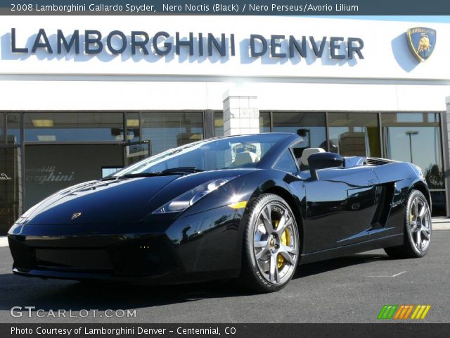 2008 Lamborghini Gallardo Spyder in Nero Noctis (Black)