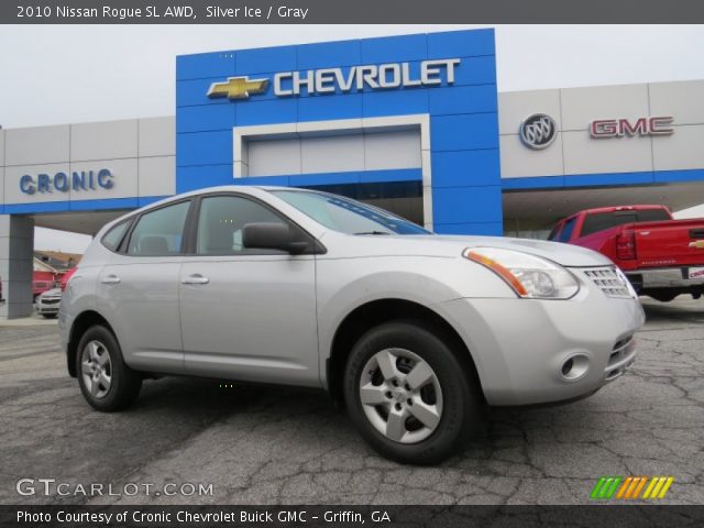 2010 Nissan Rogue SL AWD in Silver Ice