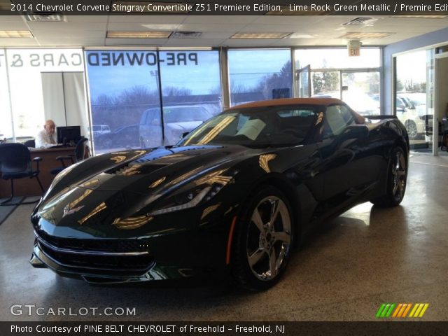 2014 Chevrolet Corvette Stingray Convertible Z51 Premiere Edition in Lime Rock Green Metallic