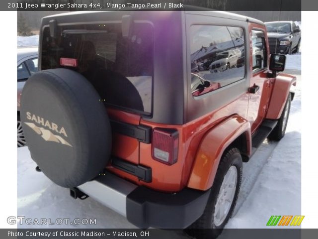 2011 Jeep Wrangler Sahara 4x4 in Mango Tango Pearl