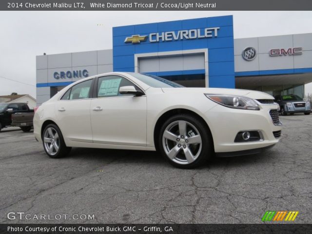 2014 Chevrolet Malibu LTZ in White Diamond Tricoat