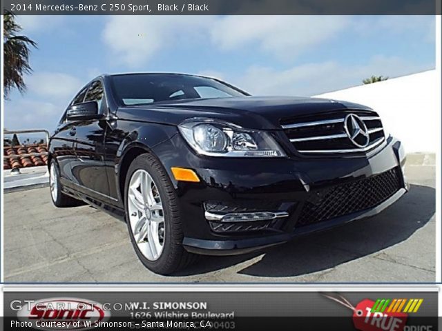 2014 Mercedes-Benz C 250 Sport in Black