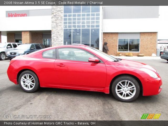 2008 Nissan Altima 3.5 SE Coupe in Code Red Metallic