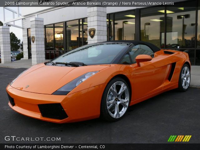 2008 Lamborghini Gallardo Spyder in Arancio Borealis (Orange)