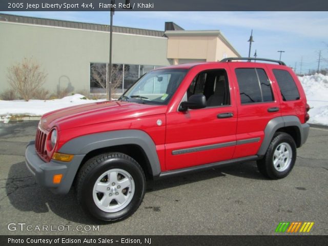 2005 Jeep Liberty Sport 4x4 in Flame Red