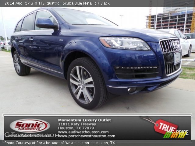 2014 Audi Q7 3.0 TFSI quattro in Scuba Blue Metallic