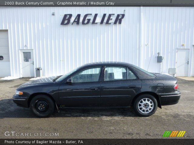2003 Buick Century Custom in Graphite Metallic