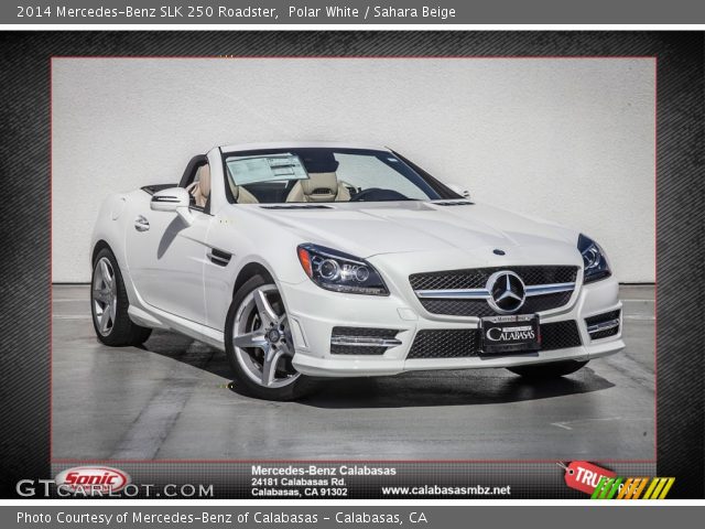 2014 Mercedes-Benz SLK 250 Roadster in Polar White