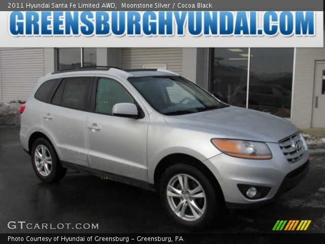 2011 Hyundai Santa Fe Limited AWD in Moonstone Silver