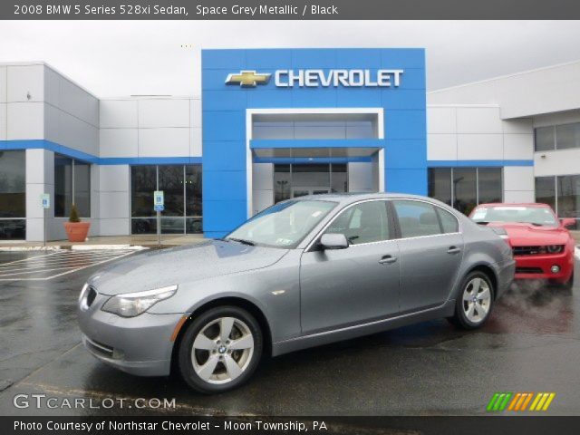 2008 BMW 5 Series 528xi Sedan in Space Grey Metallic