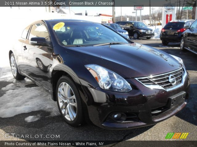 2011 Nissan Altima 3.5 SR Coupe in Crimson Black