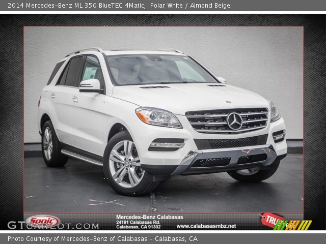 2014 Mercedes-Benz ML 350 BlueTEC 4Matic in Polar White