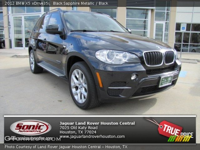 2012 BMW X5 xDrive35i in Black Sapphire Metallic