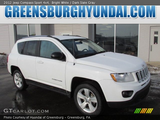 2012 Jeep Compass Sport 4x4 in Bright White