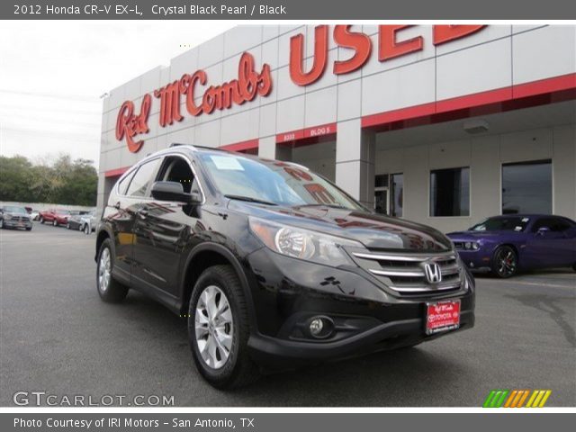 2012 Honda CR-V EX-L in Crystal Black Pearl