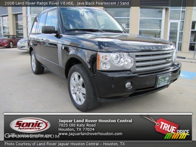 2008 Land Rover Range Rover V8 HSE in Java Black Pearlescent