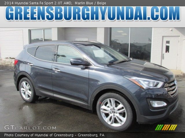 2014 Hyundai Santa Fe Sport 2.0T AWD in Marlin Blue