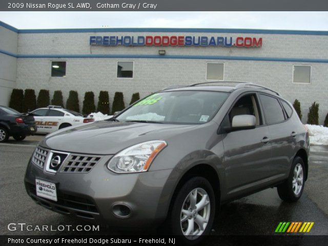 2009 Nissan Rogue SL AWD in Gotham Gray