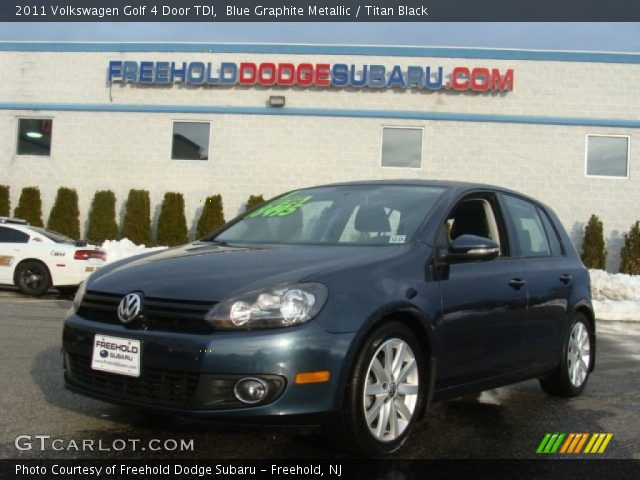 2011 Volkswagen Golf 4 Door TDI in Blue Graphite Metallic