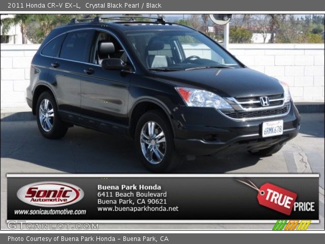 2011 Honda CR-V EX-L in Crystal Black Pearl