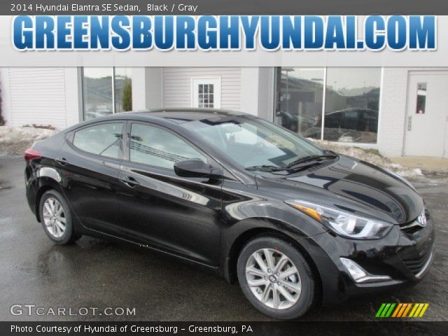 2014 Hyundai Elantra SE Sedan in Black