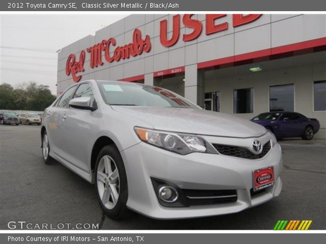 2012 Toyota Camry SE in Classic Silver Metallic