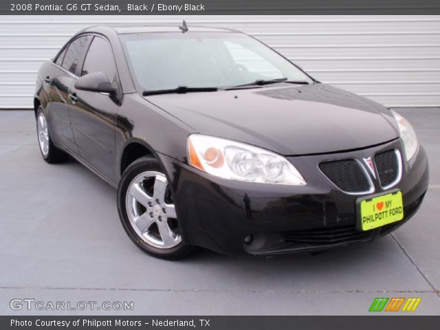 2008 Pontiac G6 GT Sedan in Black