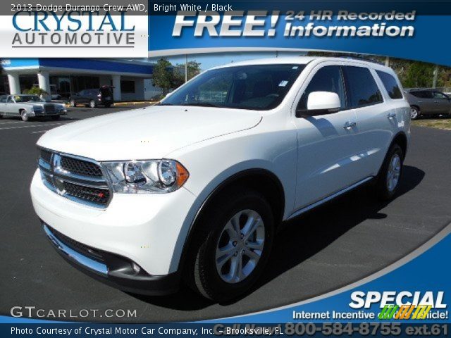 2013 Dodge Durango Crew AWD in Bright White