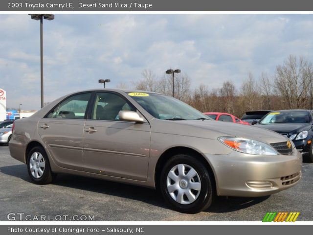 2003 Toyota Camry LE in Desert Sand Mica