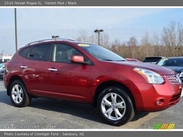 2010 Nissan Rogue SL in Venom Red