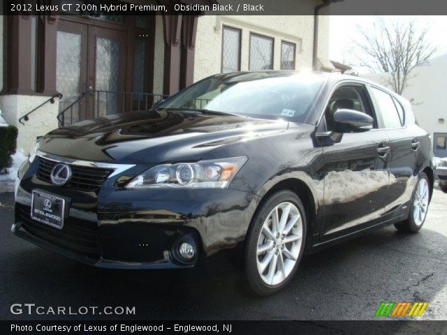 2012 Lexus CT 200h Hybrid Premium in Obsidian Black