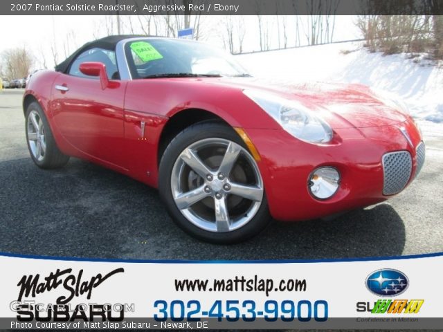 2007 Pontiac Solstice Roadster in Aggressive Red