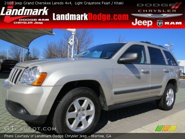 2008 Jeep Grand Cherokee Laredo 4x4 in Light Graystone Pearl