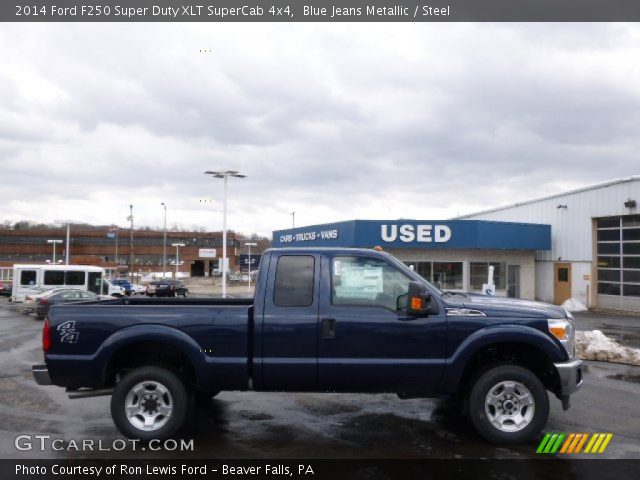 2014 Ford F250 Super Duty XLT SuperCab 4x4 in Blue Jeans Metallic