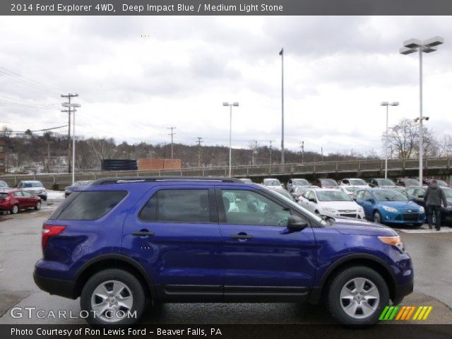 2014 Ford Explorer 4WD in Deep Impact Blue