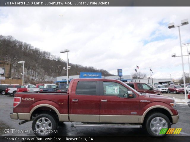 2014 Ford F150 Lariat SuperCrew 4x4 in Sunset