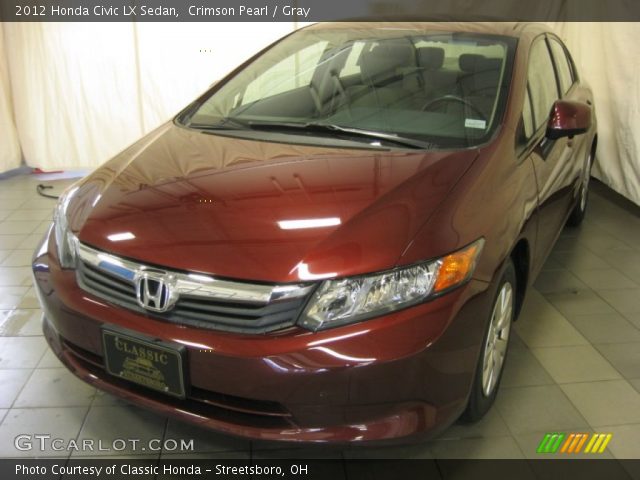 2012 Honda Civic LX Sedan in Crimson Pearl