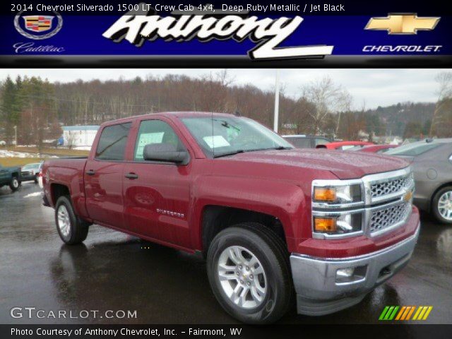 2014 Chevrolet Silverado 1500 LT Crew Cab 4x4 in Deep Ruby Metallic