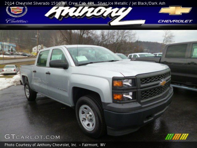 2014 Chevrolet Silverado 1500 WT Crew Cab 4x4 in Silver Ice Metallic