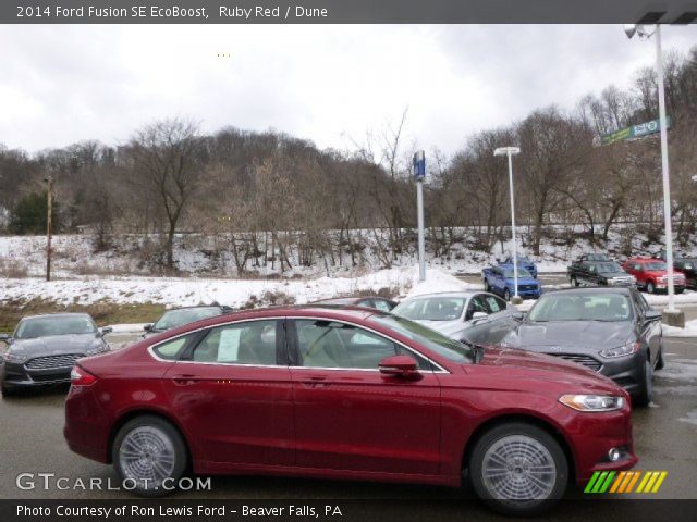 2014 Ford Fusion SE EcoBoost in Ruby Red