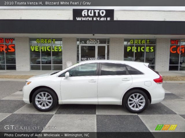 2010 Toyota Venza I4 in Blizzard White Pearl